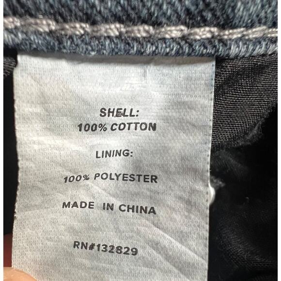 Superdown Revolve High Rise Button Fly Straight Leg Jeans 25 - Picture 5 of 6